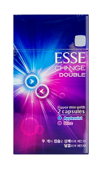 ESSE Change Double Wine applemint grape capsule pack